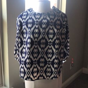Navy blouse